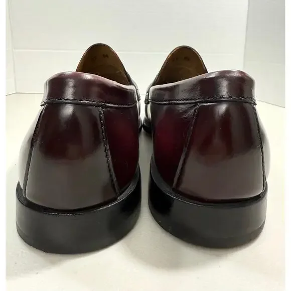 G.H. Bass Weejuns Burgundy Leather Penny Loafers Mens Size 13D Classic Slip On